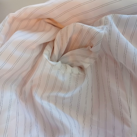 Topshop Double Breasted Linen Blend Oversized Blazer - Picture 13 of 16